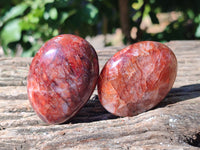 Polished Red Hematoid Quartz Palm Stones x 20 From Ambatondrazaka, Madagascar - Toprock Gemstones and Minerals 