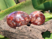 Polished Red Hematoid Quartz Palm Stones x 20 From Ambatondrazaka, Madagascar - Toprock Gemstones and Minerals 