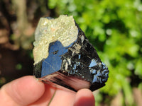 Natural Schorl Black Tourmaline with Hyalite Opal x 12 From Erongo, Namibia