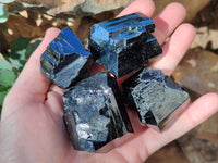 Natural Schorl Black Tourmaline with Hyalite Opal x 12 From Erongo, Namibia