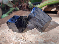 Natural Schorl Black Tourmaline with Hyalite Opal x 12 From Erongo, Namibia