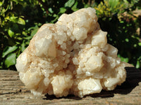 Natural Cascading Candle Phantom Quartz Cluster x 1 From Antsirabe, Madagascar