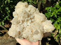 Natural Cascading Candle Phantom Quartz Cluster x 1 From Antsirabe, Madagascar
