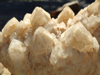 Natural Cascading Candle Phantom Quartz Cluster x 1 From Antsirabe, Madagascar