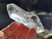 Polished Double Terminated Quartz Crystals x 6 From Madagascar
