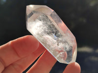 Polished Double Terminated Quartz Crystals x 6 From Madagascar