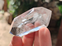 Polished Double Terminated Quartz Crystals x 6 From Madagascar