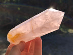 Polished Double Terminated Rose Quartz Points x 3 From Ambatondrazaka, Madagascar - Toprock Gemstones and Minerals 