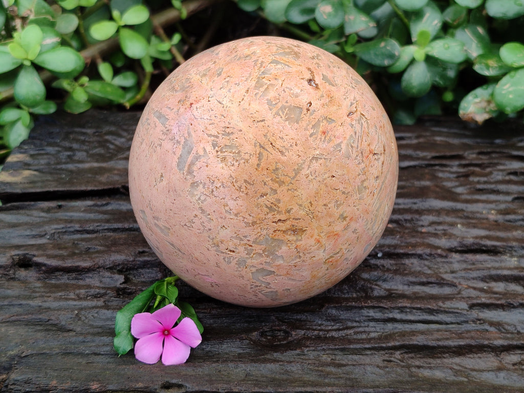 Polished Runestone Feldspar Spheres x 1 From Kings Ranch, Zimbabwe - Toprock Gemstones and Minerals 