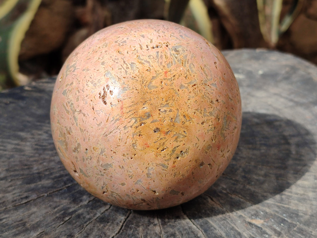 Polished Runestone Feldspar Spheres x 1 From Kings Ranch, Zimbabwe - Toprock Gemstones and Minerals 