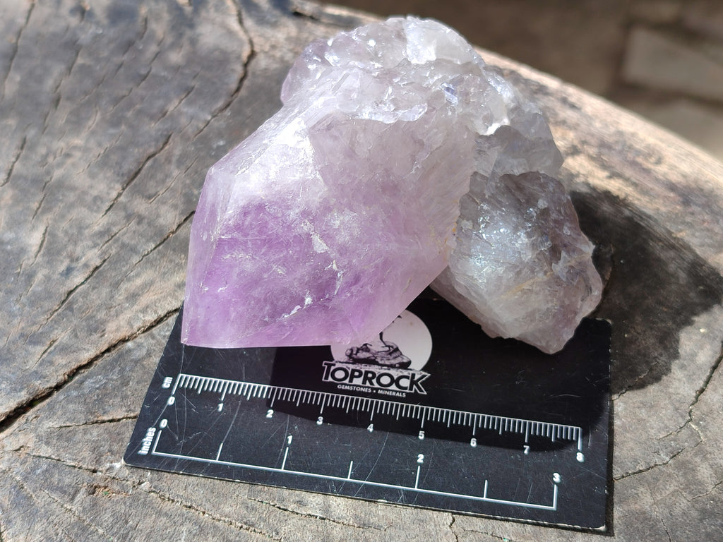 Natural Jacaranda Amethyst Quartz Crystals x 6 From Mumbwa, Zambia - Toprock Gemstones and Minerals 