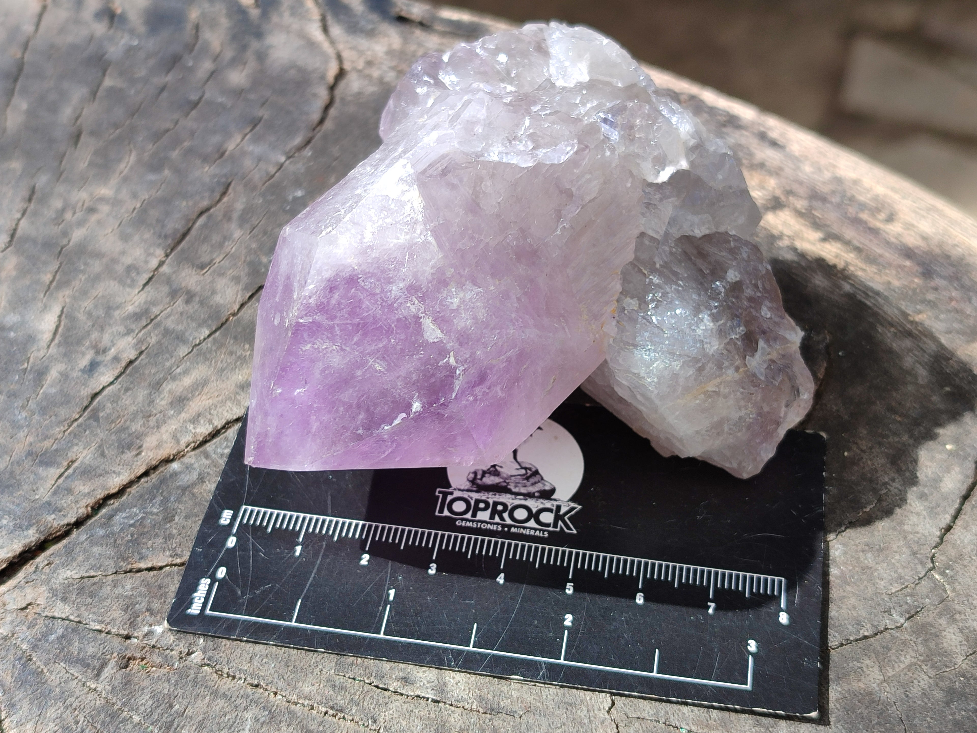 Natural Jacaranda Amethyst Quartz Crystals x 6 From Mumbwa, Zambia - Toprock Gemstones and Minerals 