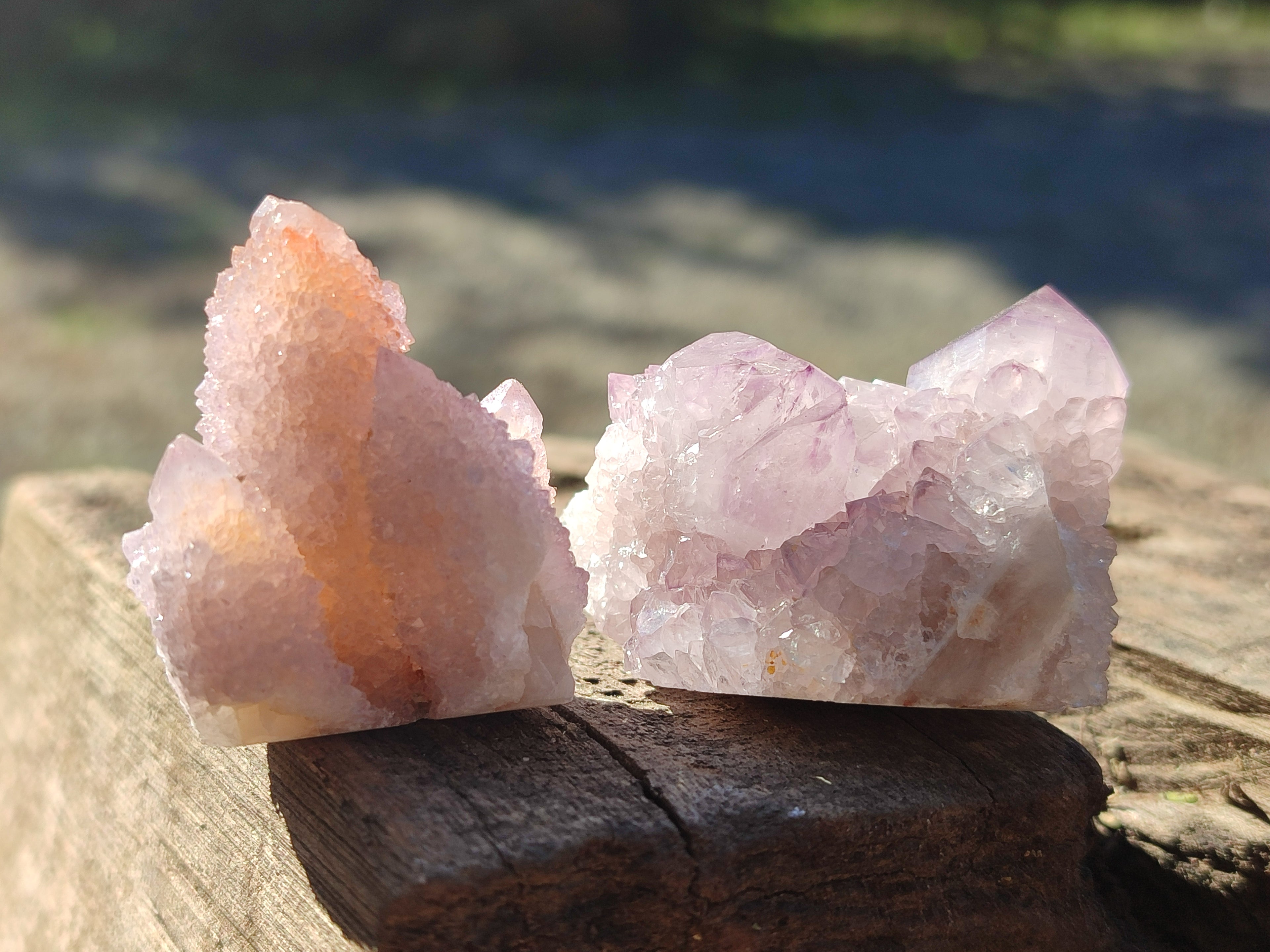 Natural Ametrine Spirit Quartz Crystals x 35 From Boekenhouthoek, South Africa - Toprock Gemstones and Minerals 