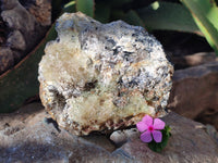 Natural Hyalite Opal with Schorl and Smokey Quartz x 1 From Erongo, Namibia - Toprock Gemstones and Minerals 