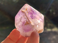 Polished Window Amethyst Quartz Points x 6 From Akansobe, Madagascar - Toprock Gemstones and Minerals 
