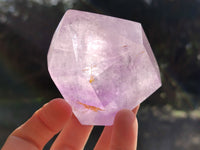 Polished Window Amethyst Quartz Points x 6 From Akansobe, Madagascar - Toprock Gemstones and Minerals 