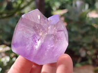 Polished Window Amethyst Quartz Points x 6 From Akansobe, Madagascar - Toprock Gemstones and Minerals 