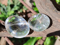 Polished Quartz Galet-Palm Stones x 20 From Madagascar - Toprock Gemstones and Minerals 