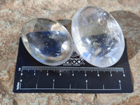 Polished Quartz Galet-Palm Stones x 20 From Madagascar - Toprock Gemstones and Minerals 