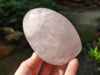 Polished Rose Quartz Standing Free Forms x 3 From Ambatondrazaka, Madagascar - Toprock Gemstones and Minerals 