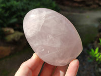 Polished Rose Quartz Standing Free Forms x 3 From Ambatondrazaka, Madagascar - Toprock Gemstones and Minerals 