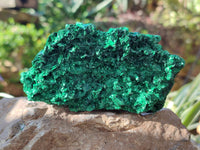 Natural Silky Malachite Specimens x 5 From Kasompe, Congo - Toprock Gemstones and Minerals 