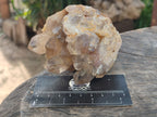Natural Smokey Phantom Quartz Clusters x 3 From Luena, Congo - Toprock Gemstones and Minerals 
