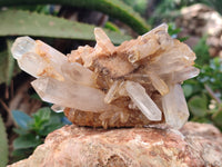 Natural Mixed Quartz Clusters x 6 From Madagascar - Toprock Gemstones and Minerals 