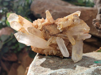 Natural Mixed Quartz Clusters x 6 From Madagascar - Toprock Gemstones and Minerals 