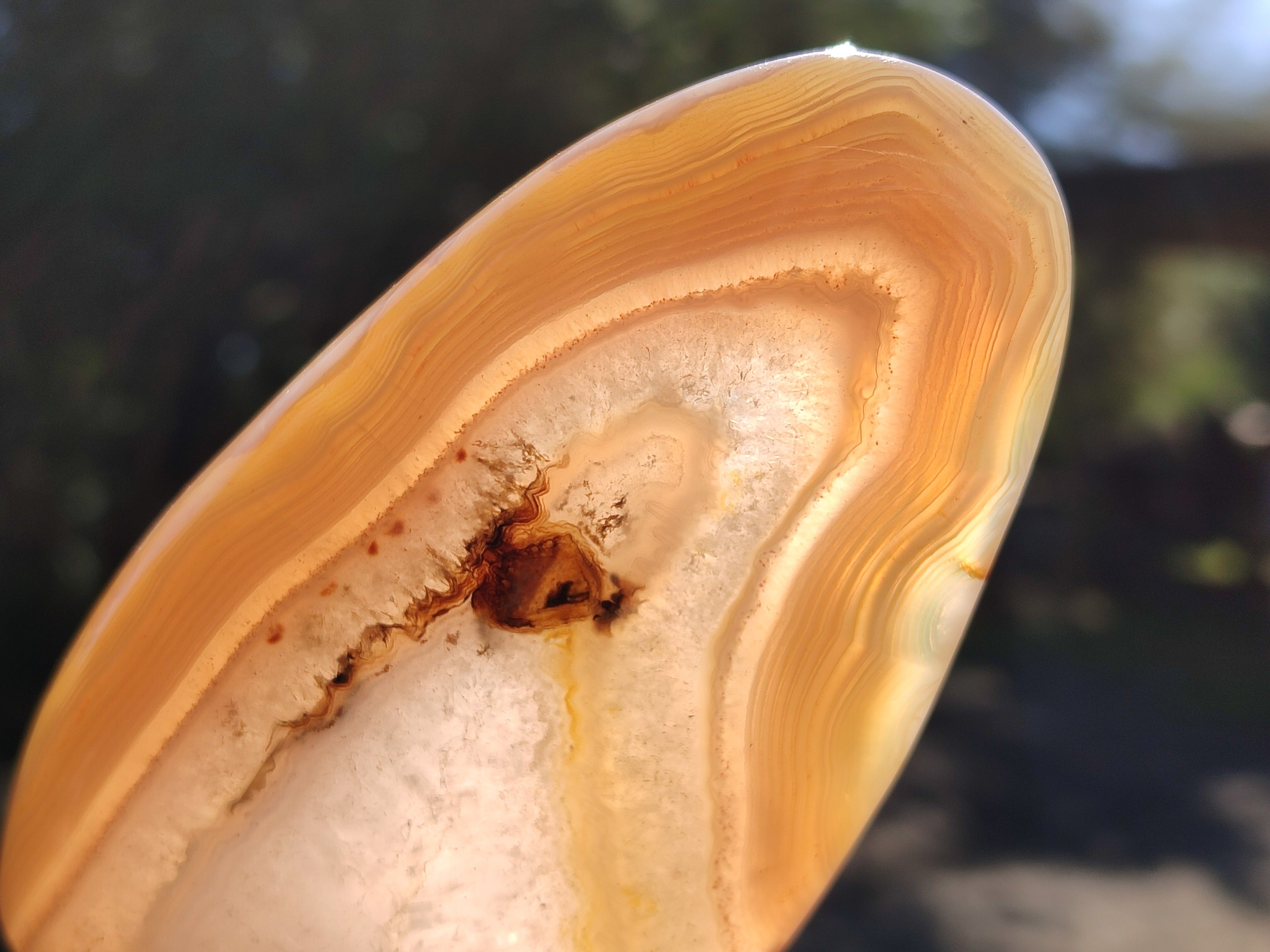 Polished Banded Agate Standing Free Forms x 5 From Madagascar - Toprock Gemstones and Minerals 