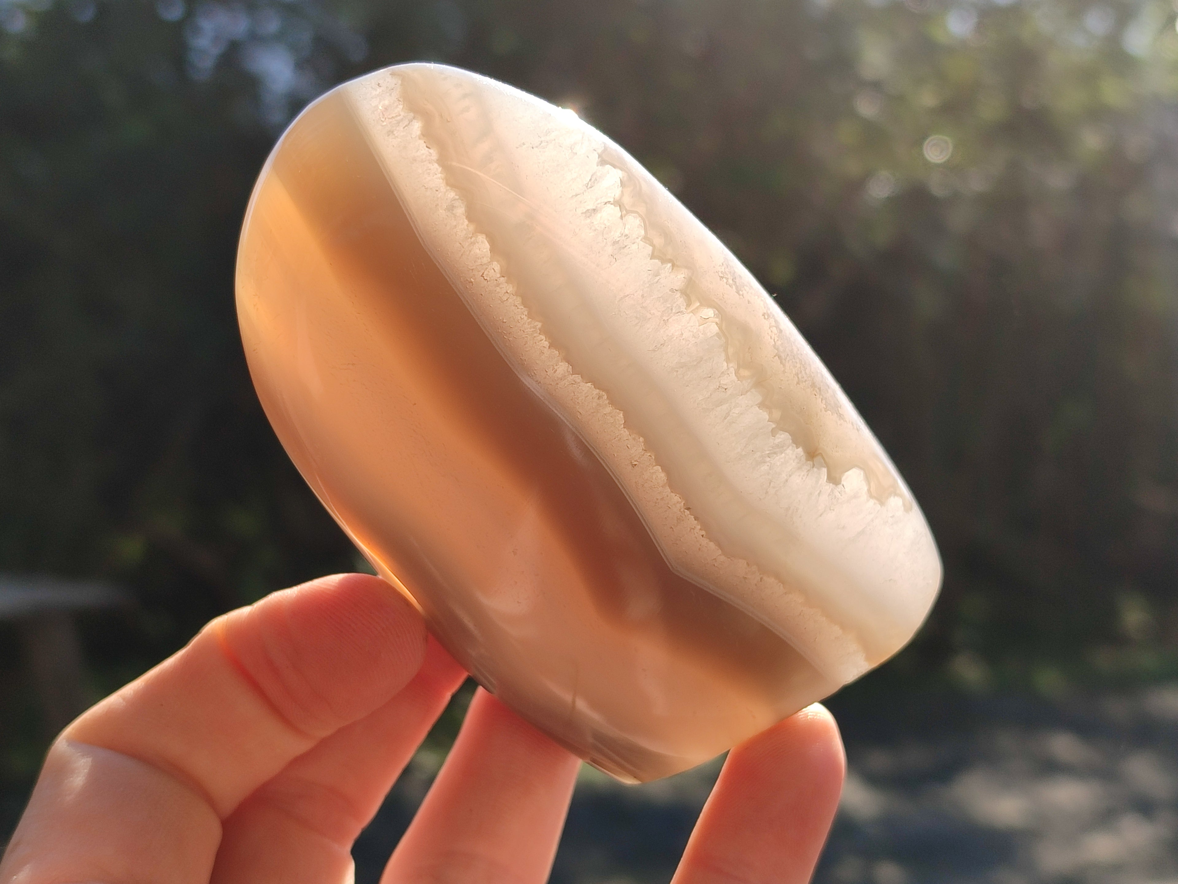 Polished Banded Agate Standing Free Forms x 5 From Madagascar - Toprock Gemstones and Minerals 