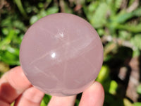 Polished Gemmy Rose Quartz Spheres with Star/Asterisms x 5 From Ambatondrazaka, Madagascar