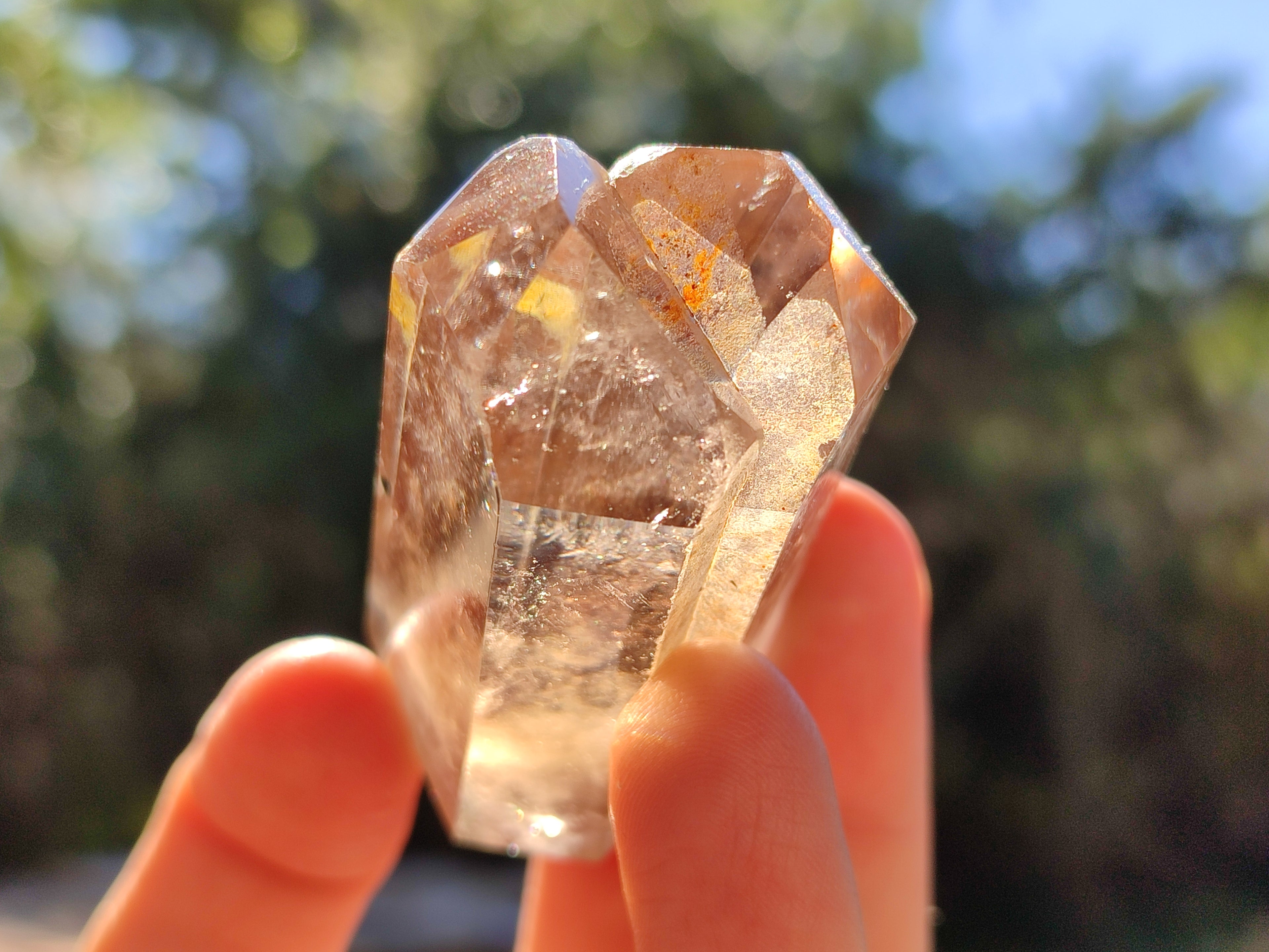 Polished Smokey Quartz Crystals x 6 From Madagascar - Toprock Gemstones and Minerals 