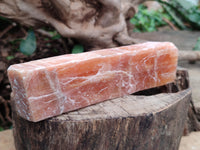 Natural Rhombohedral Sunset Orange Calcite Specimens x 4 From Spitzkop, Namibia