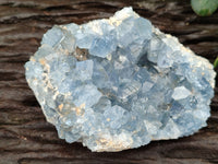 Natural Celestite Geode Specimens x 2 From Sakoany, Madagascar