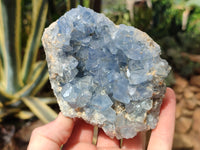 Natural Celestite Geode Specimens x 2 From Sakoany, Madagascar