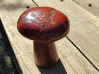 Polished Banded Tiger Iron Mushroom x 1 From Northern Cape, South Africa