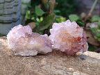 Natural Cactus Flower and Sunburst Amethyst Spirit Quartz Clusters x 26 From South Africa - Toprock Gemstones and Minerals 