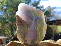Natural Blue Lace Agate Geodes x 3 From Nsanje, Malawi