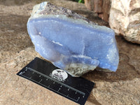 Natural Blue Lace Agate Geodes x 3 From Nsanje, Malawi