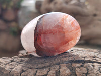 Polished Red Hematoid Quartz Palm Stones x 20 From Ambatondrazaka, Madagascar