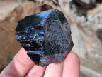 Natural Schorl Black Tourmaline with Hyalite Opal and one with Aquamarine Beryl x 6 From Erongo, Namibia - Toprock Gemstones and Minerals 