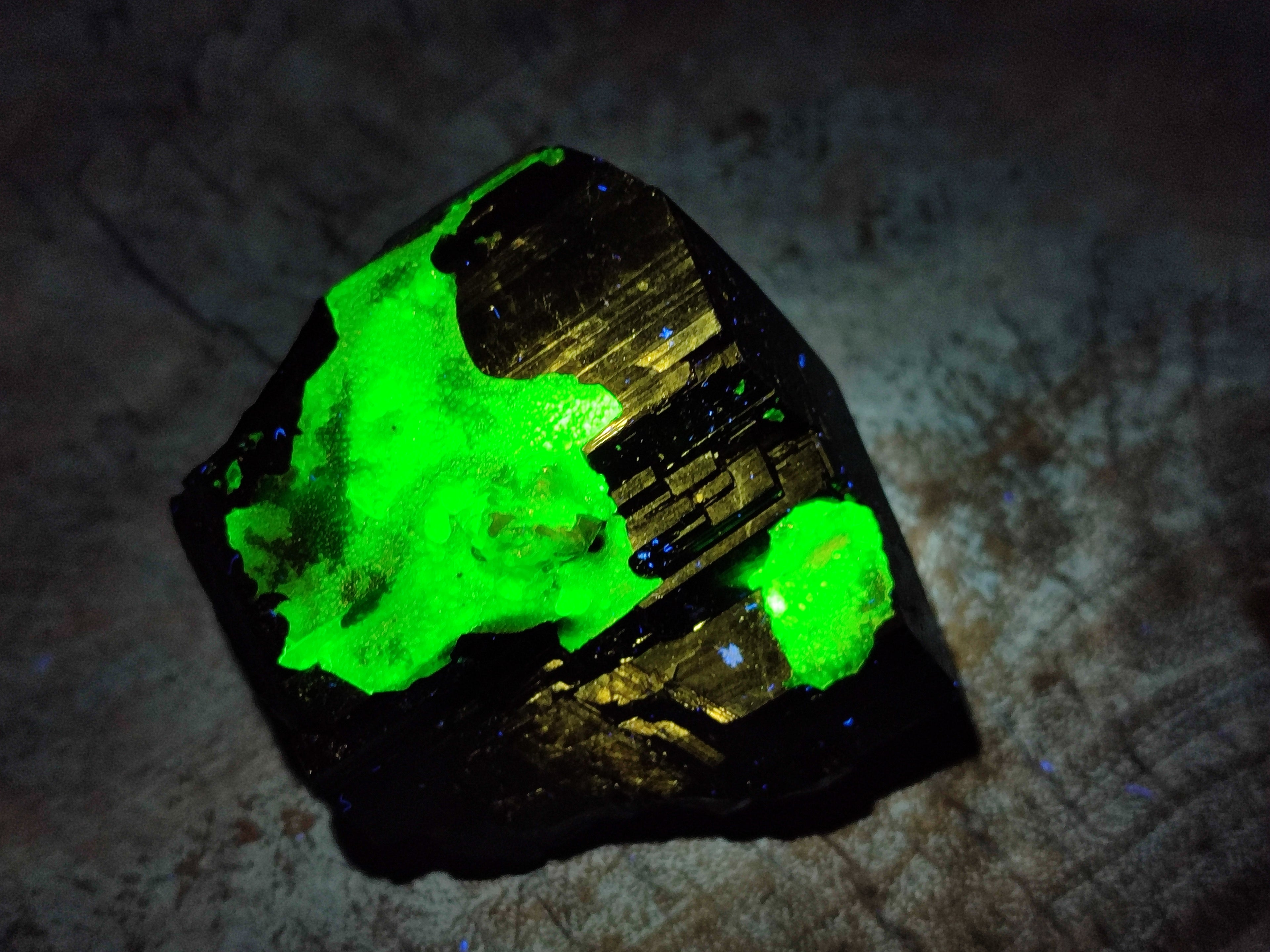 Natural Schorl Black Tourmaline with Hyalite Opal and one with Aquamarine Beryl x 6 From Erongo, Namibia - Toprock Gemstones and Minerals 