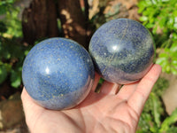Polished Lazulite Free Forms x 4 From Madagascar
