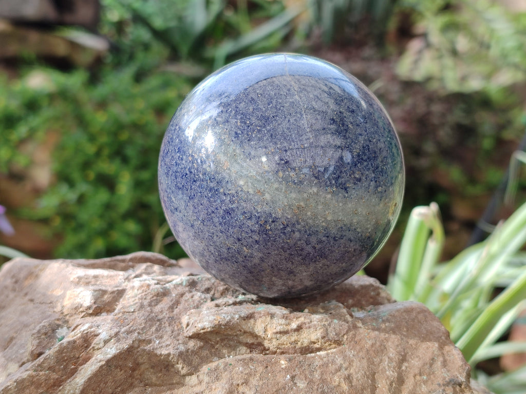 Polished Lazulite Free Forms x 4 From Madagascar - Toprock Gemstones and Minerals 