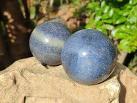 Polished Lazulite Free Forms x 4 From Madagascar