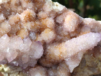 Natural Amethyst Spirit Quartz Clusters x 2 From Boekenhouthoek, South Africa