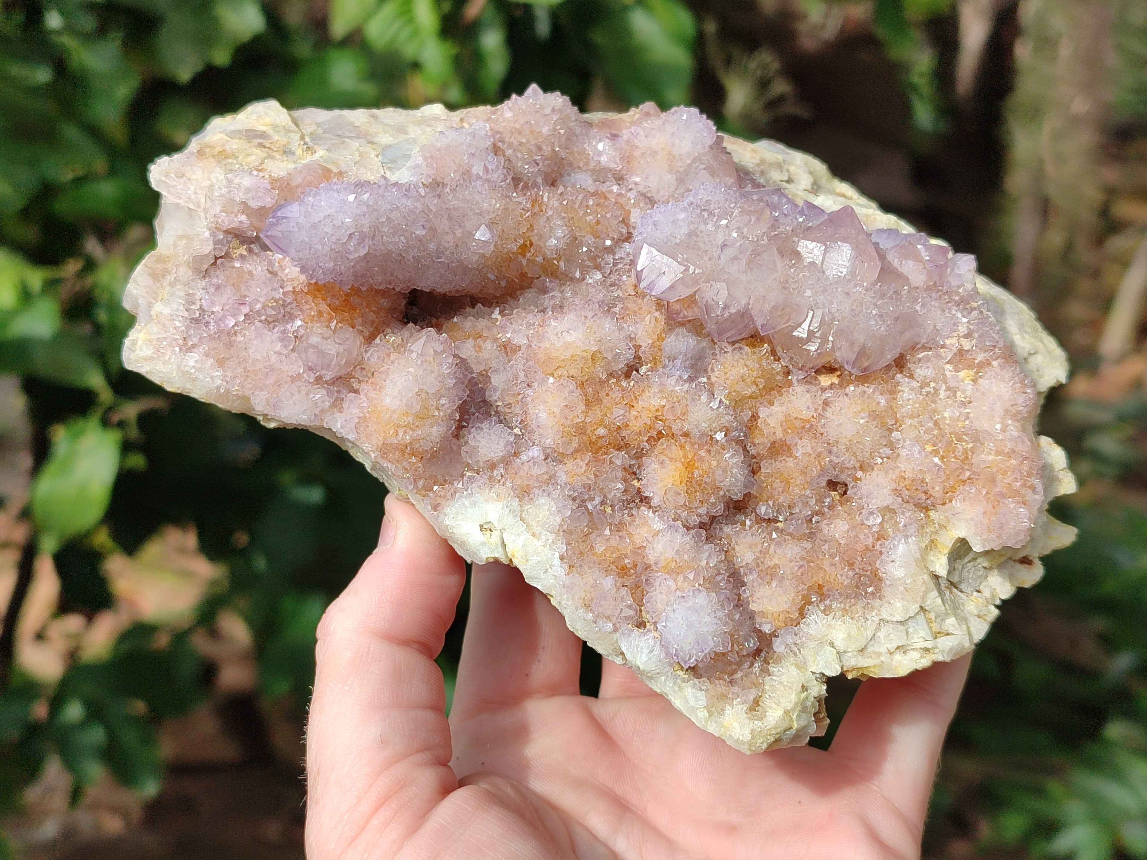 Natural Amethyst Spirit Quartz Clusters x 2 From Boekenhouthoek, South Africa - Toprock Gemstones and Minerals 