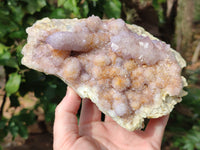 Natural Amethyst Spirit Quartz Clusters x 2 From Boekenhouthoek, South Africa