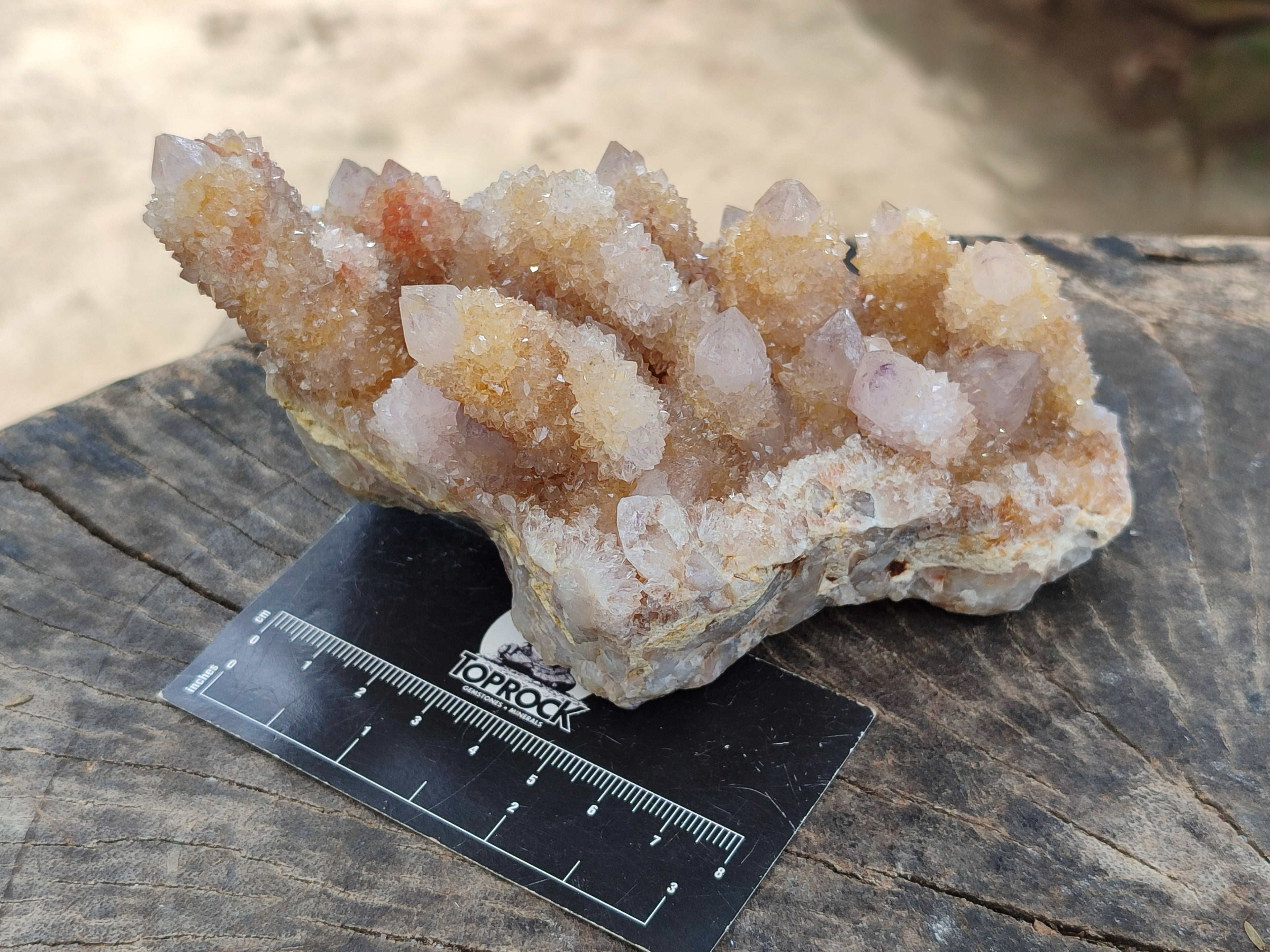 Natural Amethyst Spirit Quartz Clusters x 2 From Boekenhouthoek, South Africa - Toprock Gemstones and Minerals 